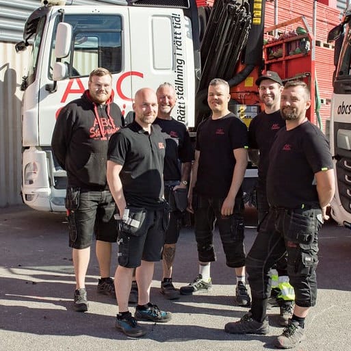 ABC Ställningar Stockholms logistikteam