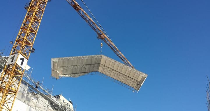 Montering av väderskydd